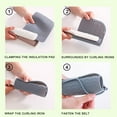 thumbnail image 5 of Bolsa de silicona resistente al calor, alfombrilla térmica para herramientas de peinado, almohadilla anticalor de silicona para planchas de pelo, rizadores y planchas para el pelo, 5 of 5