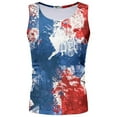 thumbnail image 3 of ZRBYWB Men's Tank Top Male Casual Flag Vest July 4Th Independence Day Flag Sleeveless T Shirt Gym Fitness Patriotic T Shirt Breathable, 3 of 3