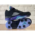 thumbnail image 3 of Ni - ke Ni - ke Air Jordan Retro V 5 Low Golf Shoe Black Grape Spike Mens Size 8 CU4523-001, 3 of 5