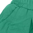 thumbnail image 4 of REALiKUN Women's Cotton Linen Baggy Pants Elastic High Waist Wide Leg Lantern Pants Casual Loose Trouser with Pockets, 4 of 7