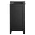 thumbnail image 4 of Modway Dixie 24" Solid Wood Bathroom Vanity Cabinet with Tapered Legs in Black, 4 of 11