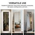 thumbnail image 6 of Kosmonia 58x16 Frameless Full Length Mirror, Dimmable 3 Color LED Light w/Memory Function, Distortion Free, HD Reflection & Anti Desilvering, Tempered Glass & Shatter Proof Film Doubling Safety, 6 of 7