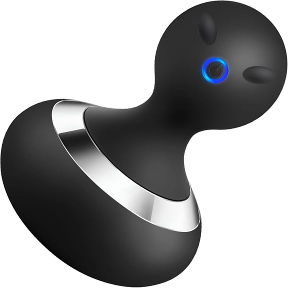OITY Cordless Electric Massager with 10 Powerful Vibrations,Rechargeable Handheld Neck Massager(Black)