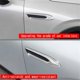 thumbnail image 4 of Car Silver Side Wing Emblem Cover Trim Stickers, 4 of 5