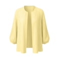 thumbnail image 6 of BLVB Women's Lightweight Open Front Cardigans 3/4 Sleeve Soft Cardigan Tops Fall Outfits Casual Travel Work, 6 of 6