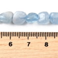 thumbnail image 4 of Natural Aquamarine Beads Strands 6~8x6~8x3.5~7mm Hole: 0.7mm 45~48pcs/strand 15.75''(40cm), 4 of 5
