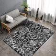 thumbnail image 2 of Gear Pattern Shaggy Area Rug, Rugs for Living Room Bedroom Non Slip Door Mat Indoor Carpet Machine Washable Nursery Home Decor Floor Mats for Entryway 60x39in-#, 2 of 5