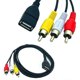 thumbnail image 3 of 1.5m Usb A Female To 3 Rca Phono Av Cable Lead Pc Tv Aux Audio Video Adapter-m.750, 3 of 5