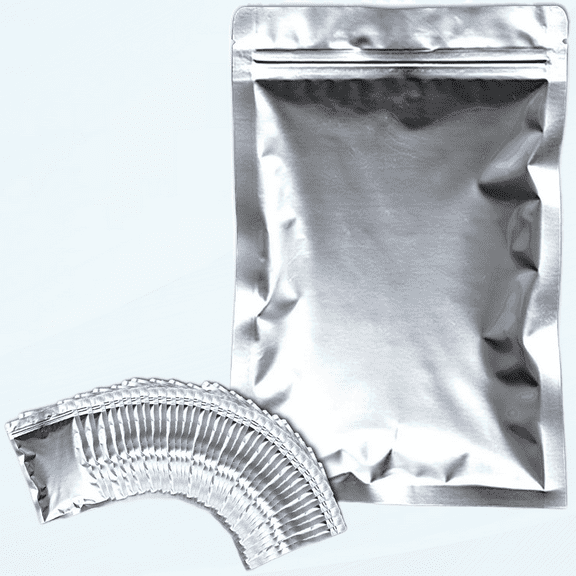 50 pcs 1 Gallon Mylar Bags,Resealable Mylar Food Storage Bags 10"x14" Mylar Ziplock Bag Heat Sealable for Long Term Food Storage