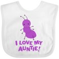 thumbnail image 3 of Inktastic I Love my Auntie Boys or Girls Baby Bib, 3 of 4