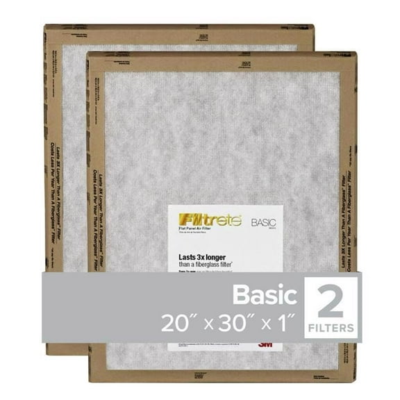 Filtrete AIR Filter 20X30X1 MERV 2 FPL22-2PK-24