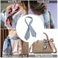 thumbnail image 5 of Unique Bargains 1 Pc Scarf Headband Versatile Neck Scarf for Women Blue Purple, 5 of 5