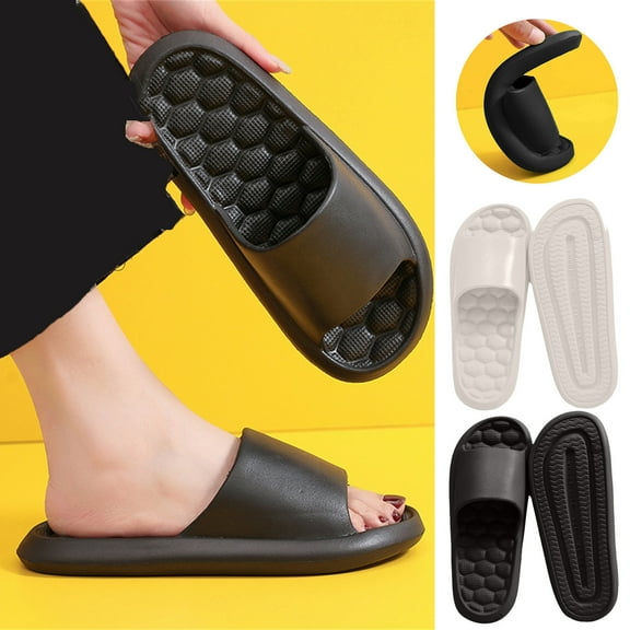 Kayannuo Summer Slippers for Women Women's House Slippers Indoor/Outdoor Women Men Massage Slippers Home Couple Shoes Indoor Outside Soft Soled Bathroom Bath Slippers