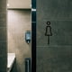 thumbnail image 4 of Letrero de baño con símbolos acrílicos, letrero para puerta de baño, placa colgante, señalización para baño Mujeres negras, 4 of 9