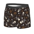 thumbnail image 2 of Balery Pirate Skulls Men's Boxer Briefs, Soft and Breathable Cotton Underwear with nylon Waistband-Large, 2 of 9
