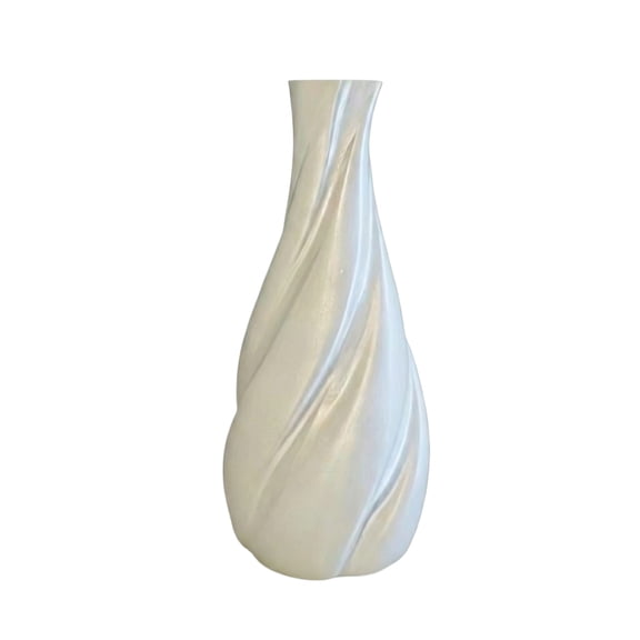 Modern Minimalist Ceramic Vase for Home Decor, 6.8in Elegant Decorative Flower Pot for Living Room, Centerpiece Vase for Mantle, Bookshelf, and Tabletop Accents
