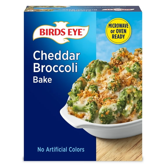 Birds Eye Cheddar Broccoli Bake, Frozen Side, 13 oz. Box