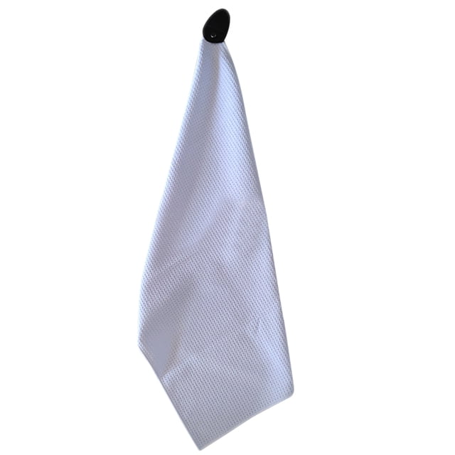 Toalla Golf Magnética Hugtrwg 24x16 Pulgadas limpiador pelotas golf blanco