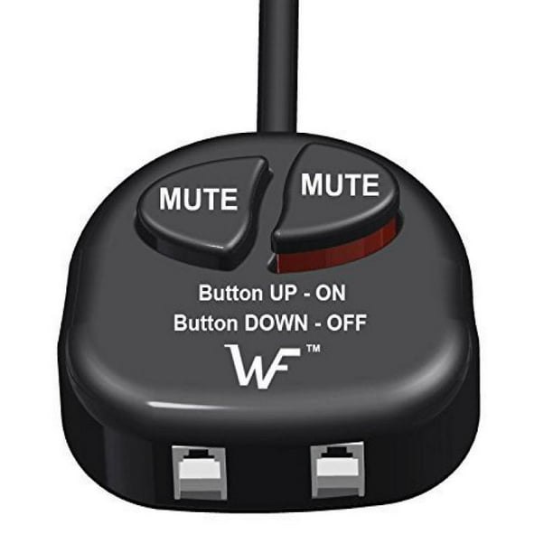 Telephone Training Adapter Y Splitter+Mute Button for Headset for