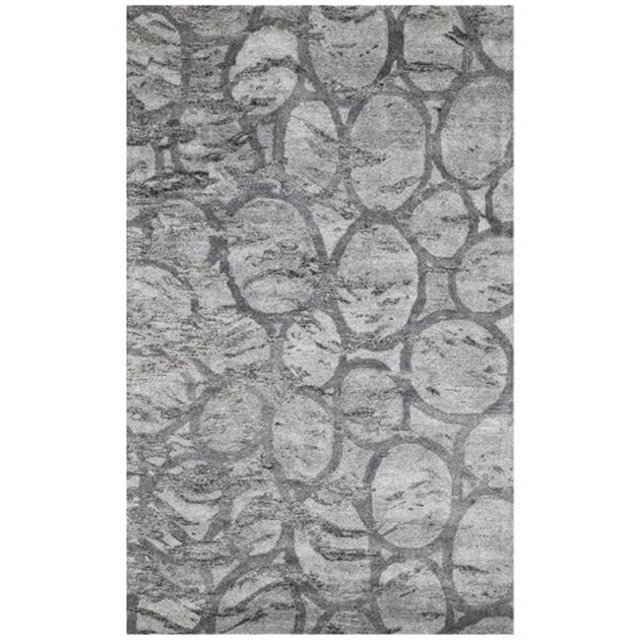 Momeni MILLNMI-04SVL3656 Millenia Silver Hand Tufted Area Rug - 3 ft.-6 in.