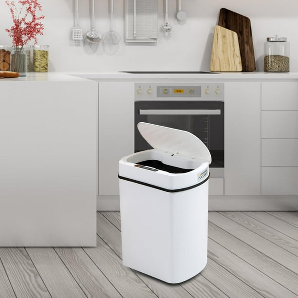 13L Smart Trash Can Waste Bins Automatic Trash Bin Rubbish Can