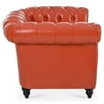 thumbnail image 5 of 1 Seater For Living Room, Pu Leather, Staggered Buckle Arrangement, Strong Legs, 39.51"w X 32.4"d 28.57"h, Easy To Clean Soft Deep Pull Buckles, Birch Clean, 220 Lbs Max Load Bearing, 5 of 5