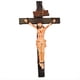 thumbnail image 1 of Estatua de Crucifijo de Jesús, Decoración Colgante de de Pared, Decoración Católica de Jesucristo para el Hogar, Colección Religiosa de Resina, 1 of 5