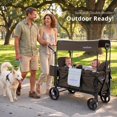 thumbnail image 2 of Carrito MOMFANN Wagon Plegable para 2 Niños Marrón, 2 of 7