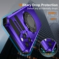 thumbnail image 3 of Allytech Case for iPhone 13 Pro Max - 360° Rotatable Magnetic Ring Stand - Compatible with MagSafe - Military-Grade Protection - Anti-Scratch & Anti-Fingerprint - Slim Fit Cover (Purple), 3 of 11