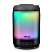 مكبر صوت محمول مقاوم للماء بتقنية البلوتوث iHome 840 مع بطارية ضخمة تدوم 25 ساعة، أسود، VIPRB-840