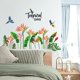 thumbnail image 1 of Un conjunto de pegatinas de pared de pájaros y plantas tropicales, pegatina de pared, Mural D, 1 of 5