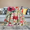 thumbnail image 2 of ARISTURING Wildflowers Floral Throw Blanket Colorful Watercolor Poppy Cornflower and Chamomile Decorative Soft Warm Cozy Blanket Plush Throws ​Blankets, 2 of 6