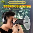 thumbnail image 2 of Parabolic Microphone Monocular, Monocular X8 Bionic Ear Magnification Monocular Sound Amplifier, Bionic Ear Long Range Birds Listening Telescope 100M, for Outdoor, 2 of 4