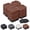 Brown 4 Pack-Three Layers 4.3 Inch, variant on Furniture Risers White 4 Pack One Layers 1.5 Inch Elevation Blocks for Couches Desks Chairs