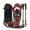 Red, variant on G2 21Inches Light Weight Snowshoes, with Special EVA Padded Ratchet Binding, Heel Lift, Toe Box, Flexible Pivot Bar, Durable Back Strap, Set with Trekking Poles(Orange)