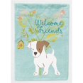 thumbnail image 1 of Carolines Treasures BB7637GF Welcome Friends Jack Russell Terrier Puppy Flag Garden - Size, 1 of 3