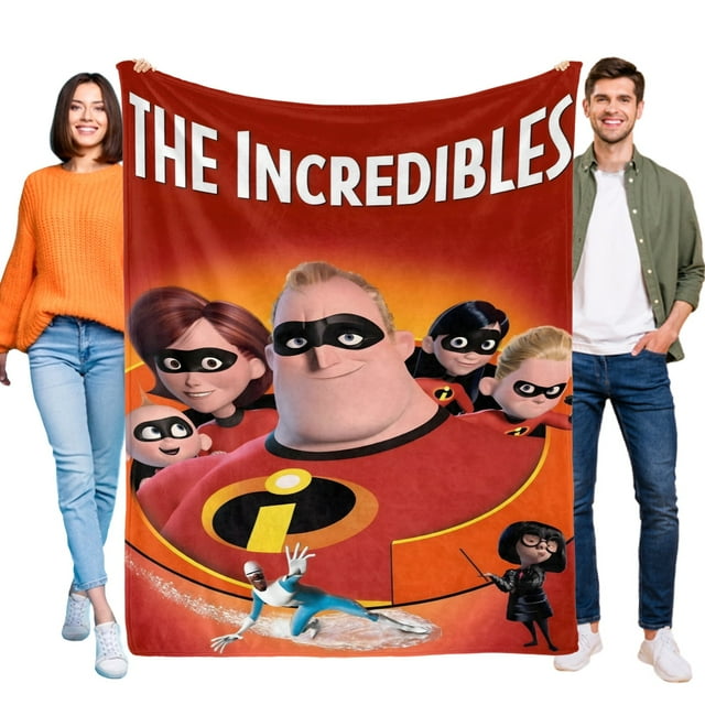 Los Increíbles anti-pilling, suave, ligera, esponjosa y acogedora de lujo para hogar y cocina – Perfecta para niños y adultos, 100 x 150 cm