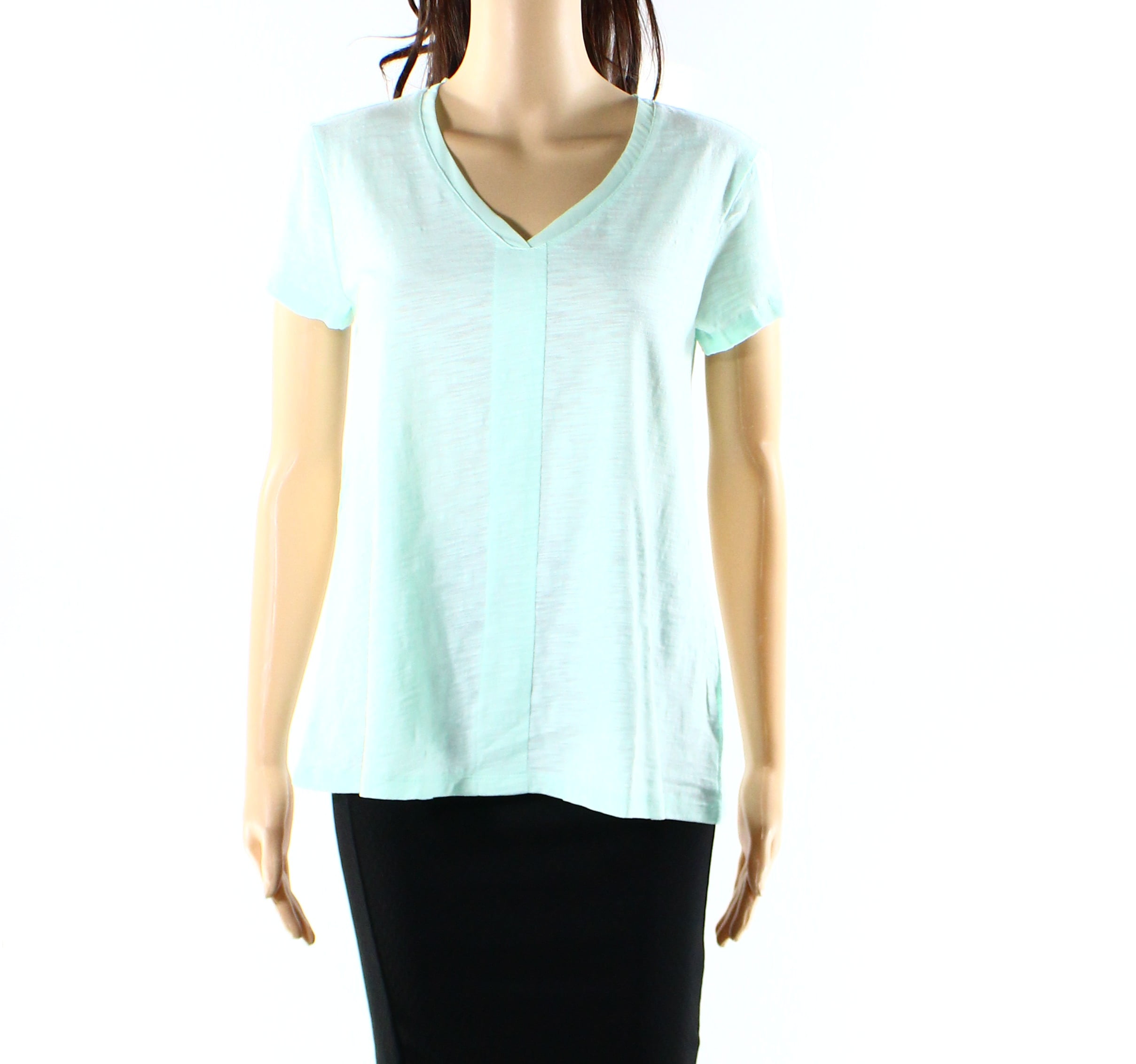 Style & Co. Style & Co NEW Mint Green Women's Size XS Short Sleeve V