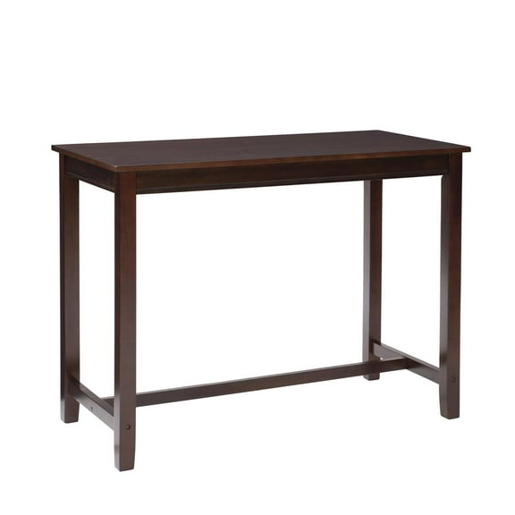 Linon Claridge Bar Pub Table Brown
