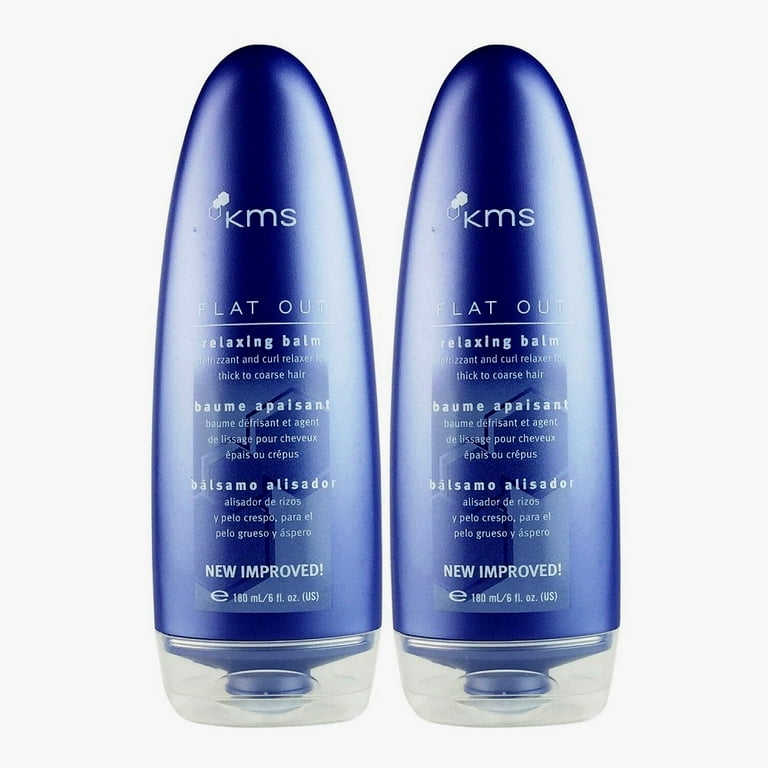 2 Pack KMS Flat Out Relaxing Balm For Thick to Coarse Hair 6oz