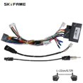 thumbnail image 1 of SKYFAME Car 16pin Wiring Harness Adapter Decoder Android Radio Power Cable For Volkswagen Tiguan G-RZ-VW58, 1 of 1