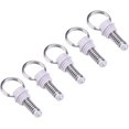 thumbnail image 1 of Pilipane 5 Pcs Valve de Libération de Couvercle de Baril en Plastique, Valve de Libération de Pression de Couvercle de Baril de Gazéification en Acier Inoxydable Style Corny Cornelius à Bille, 1 of 8