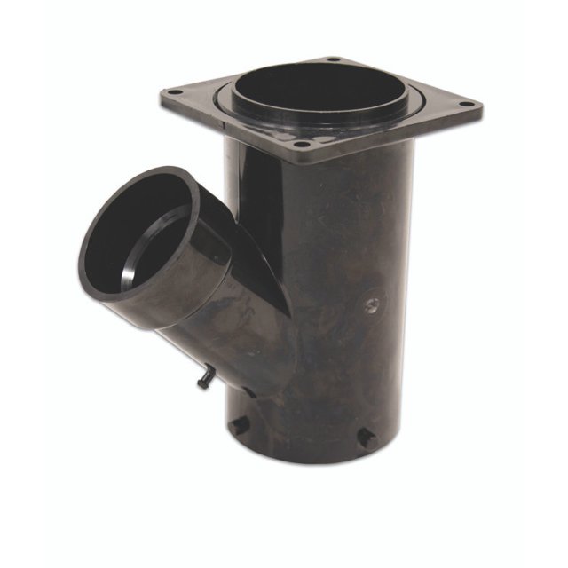 Valterra Sewer Waste Valve Fitting T1015-1 Flanged Fittings; With Flange; Plastic