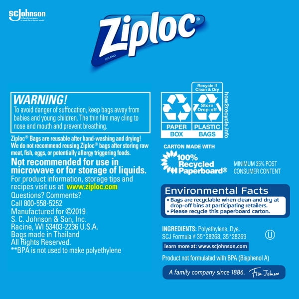 Ziploc Sandwich Bags, XL, 3 Pack, 30 ct