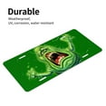 thumbnail image 5 of Ghostbusters Slimer License Plate Cover Aluminum Novelty Vanity Tag Protection License Plate Tag Sign Decorative For Various Car Truck Models, 5 of 8