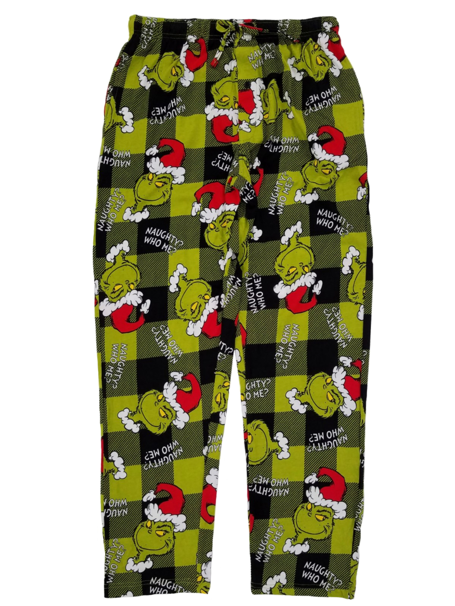 Grinch Knit Sleep Pants Pajama Bottoms 