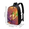 thumbnail image 3 of Phineas And Ferb Laptop Backpack With Usb Charging Port 17 Inch Daypack Travel College School Computer Bag Bookbag, 3 of 9