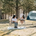 thumbnail image 3 of Go With Me Uplift Deluxe Portable High Chair with Canopy - Sandstone (Unisex), 3 of 9