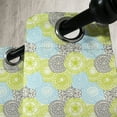 thumbnail image 4 of Ambesonne Ethnic Grommet Curtain, Pastel Folk Style Flower, 50" x 63", Apple Green Aqua Grey, 4 of 6
