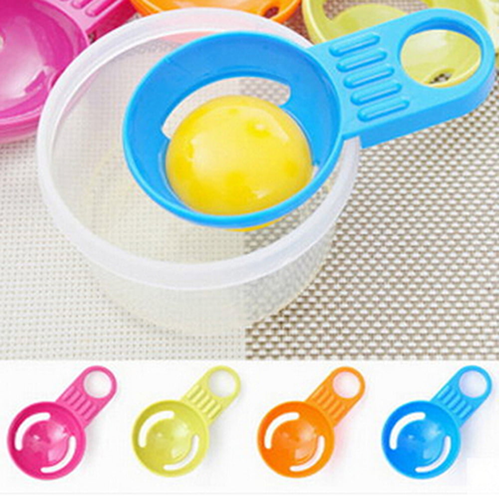 Pink Kitchen Cooking Tools 4pcs Plastic Egg Yolk and Albumen Separator Divider 